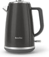 Breville Aura Electric Kettle | 1.7L | 3kW Fast Boil | Shimmer Grey