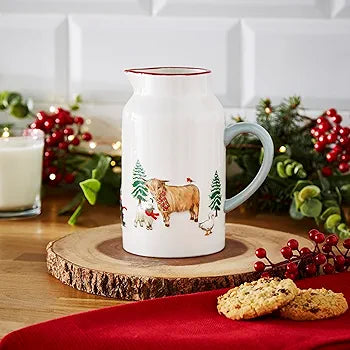 COOKSMART CHRISTMAS ON THE FARM - CERAMIC 1 PINT JUG