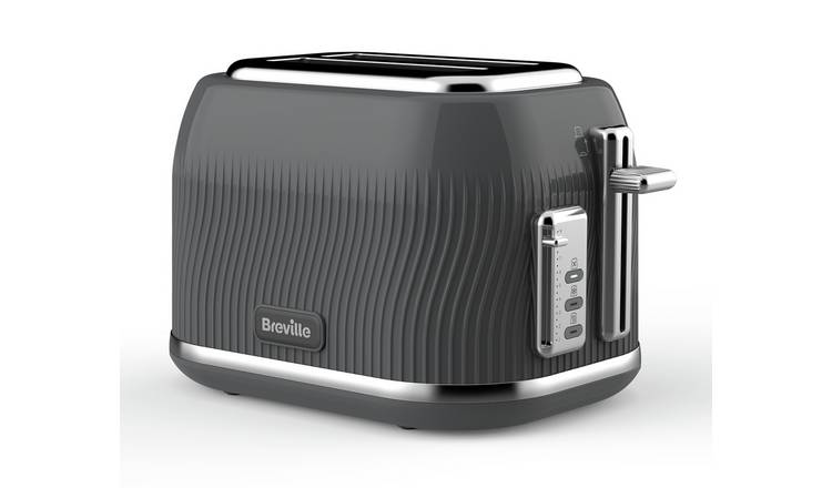 Breville Flow Collection 2 slice toaster Grey