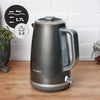 Breville Aura Electric Kettle | 1.7L | 3kW Fast Boil | Shimmer Grey