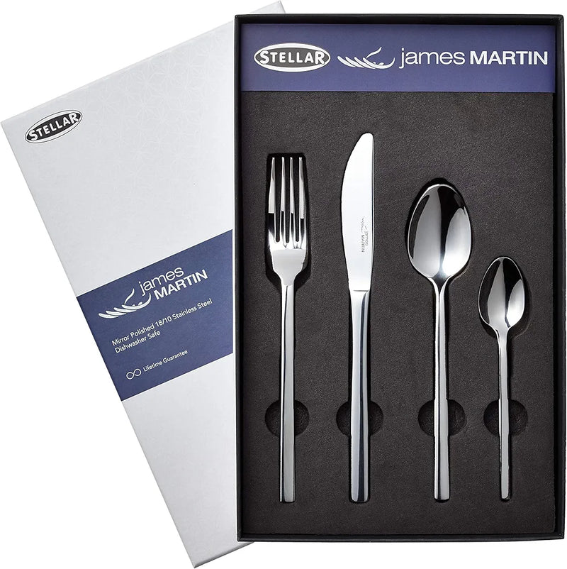 Stellar James Martin 32 Piece Cutlery Set