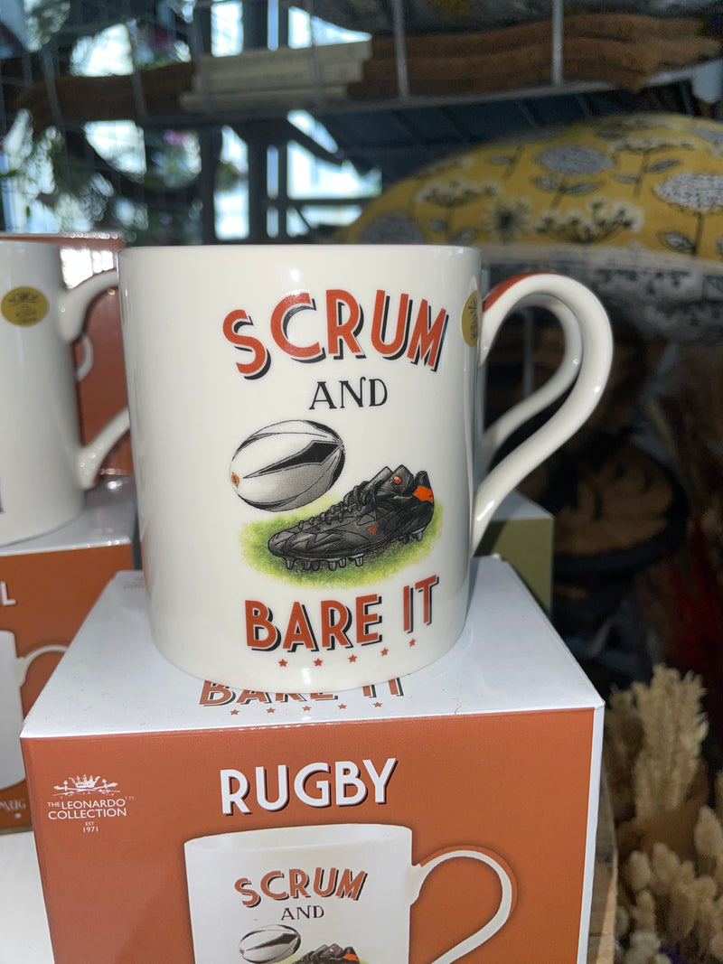 JD Cheeky Sport Mug Rugby