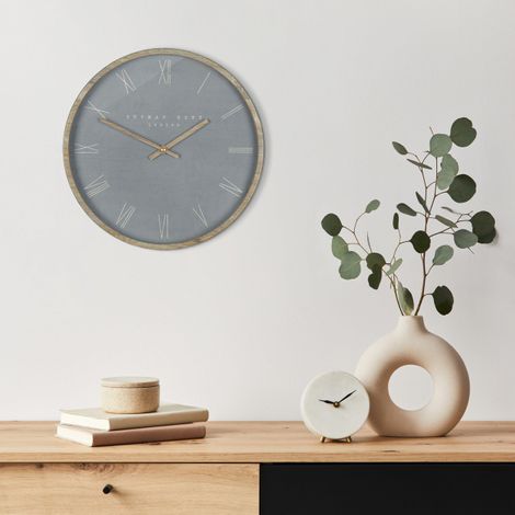 Thomas Kent 12" Nordic Wall Clock Cement