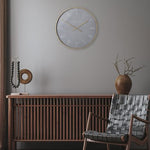 THOMAS KENT 21 NORDIC WALL CLOCK CEMENT