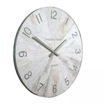 Thomas Kent  30" Wharf Wall Clock Pickled Oak