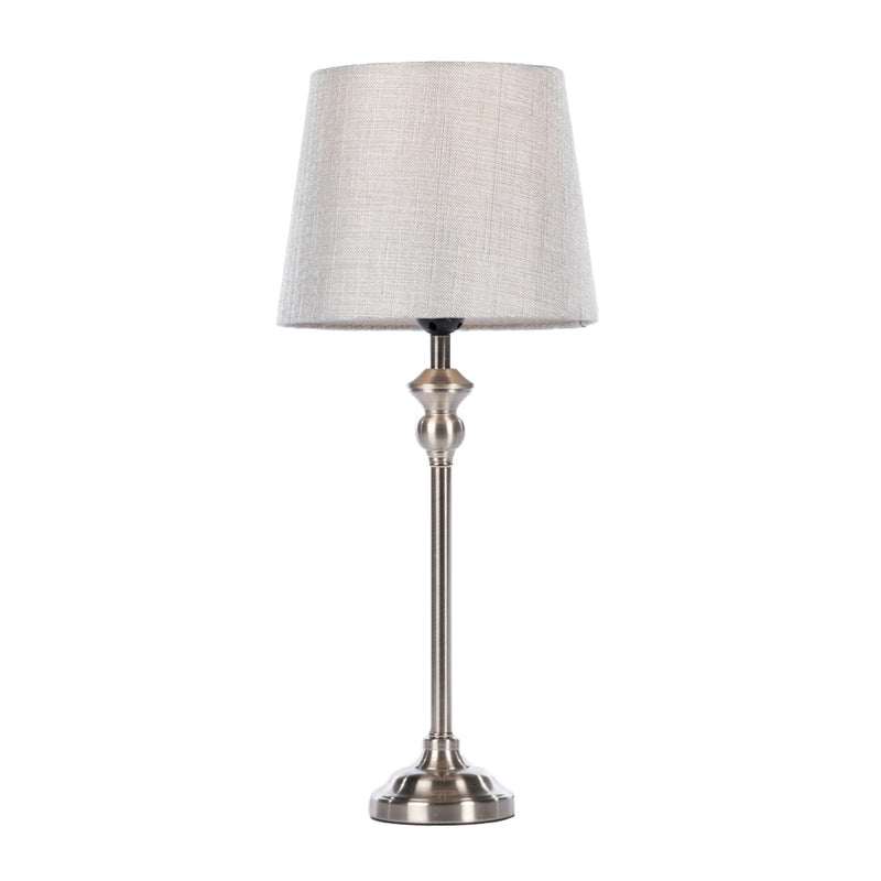 Tara Dani Mini Buffet Lamp Silver/grey 53cm