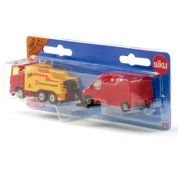 SIKU 1:87 BREAKDOWN TRUCK WITH VAN