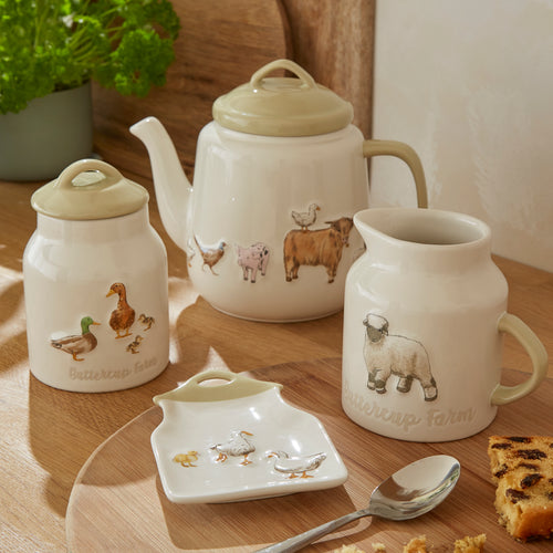 Cooksmart Buttercup Farm Ceramic Creamer Jug