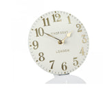 Thomas Kent 6” Arabic Mantel Clock Oatmeal