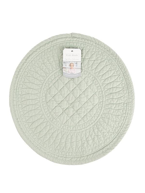 MARY BERRY SIGNATURE COTTON PLACEMAT PISTACHIO