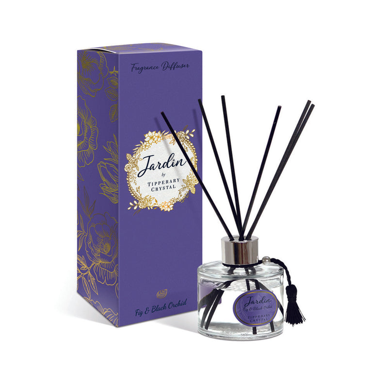 Tipperary Crystal Jardin Collection Diffuser - Fig & Black Orchid