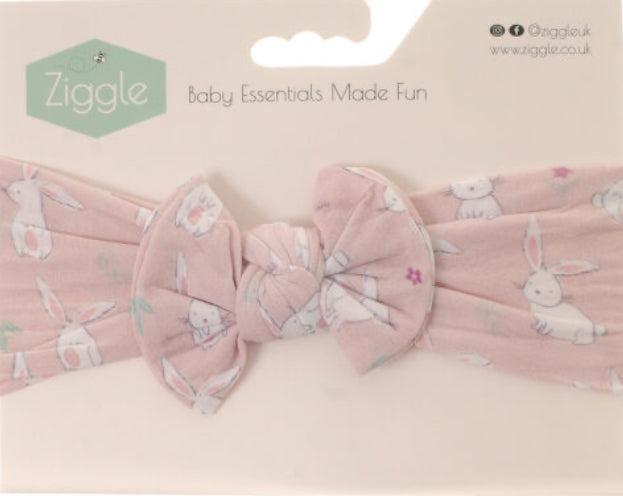 Ziggle Bunnies Top bow turban headbands