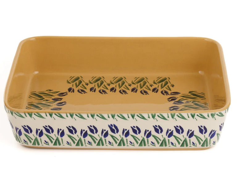 Nicholas Mosse Blue Blooms  Large  Rectangular Serving