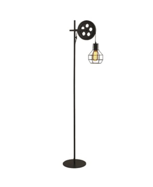 Straits Caged Filament Reel Floor Lamp 149cm