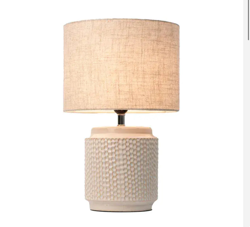 Tara Hazel Table Lamp Cream 44cm