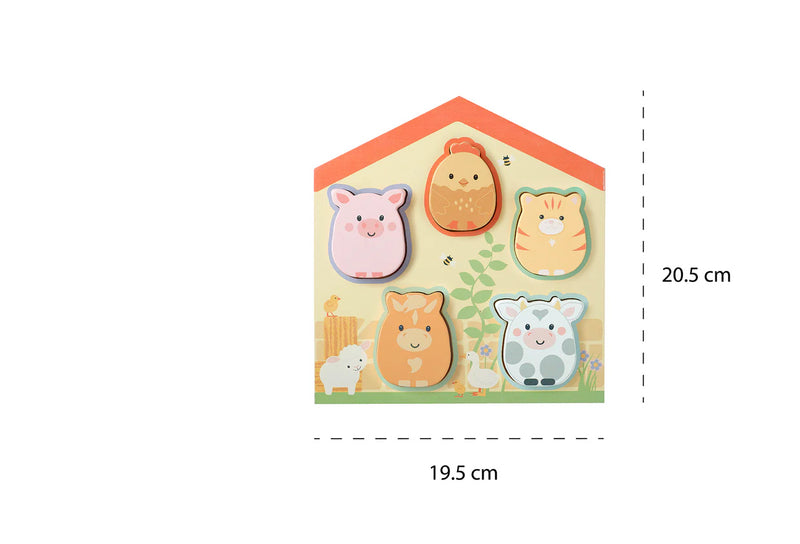 Orange Tree Farmyard Barn Shape Puzzle