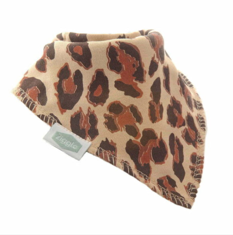 Ziggle Leopard Print Bib