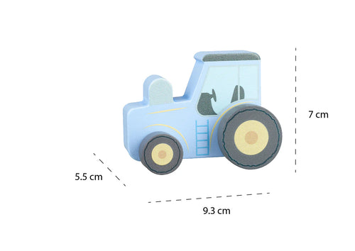 Orange Tree Tractor First Push Toy