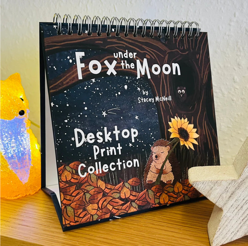 Fox Under The Moon DeskTop Print Collection