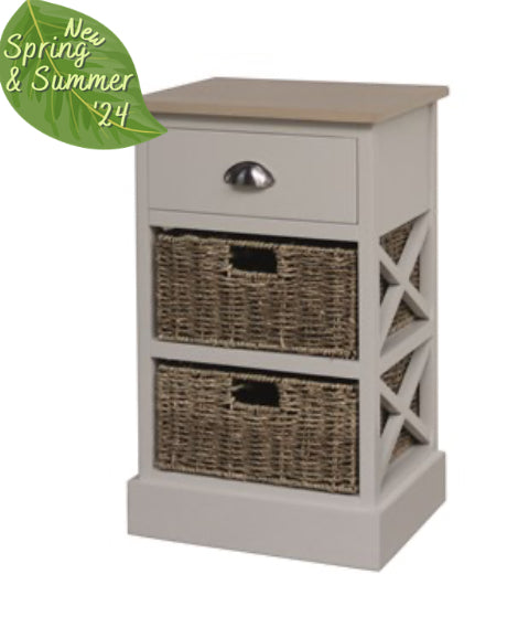 Straits Linen 2 Basket Storage 66cm