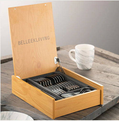 Belleek Nordica 24pc Set Wooden Box