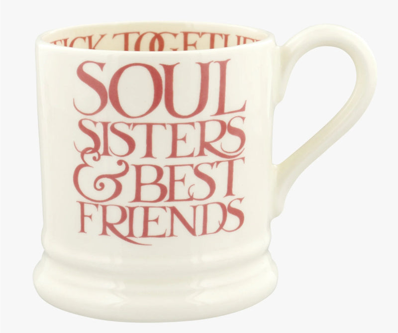 Pink Toast Soul Sisters 1/2 Pint Mug