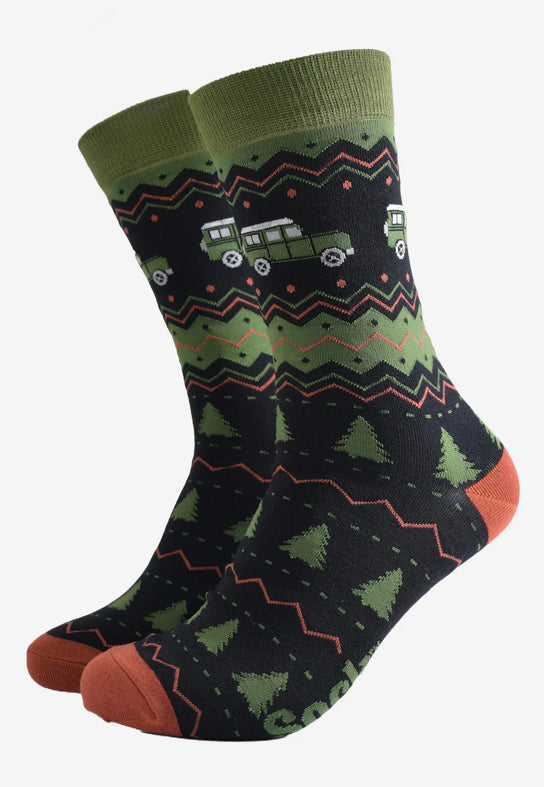 MSH Men’s Bamboo Sock Black Off Roader