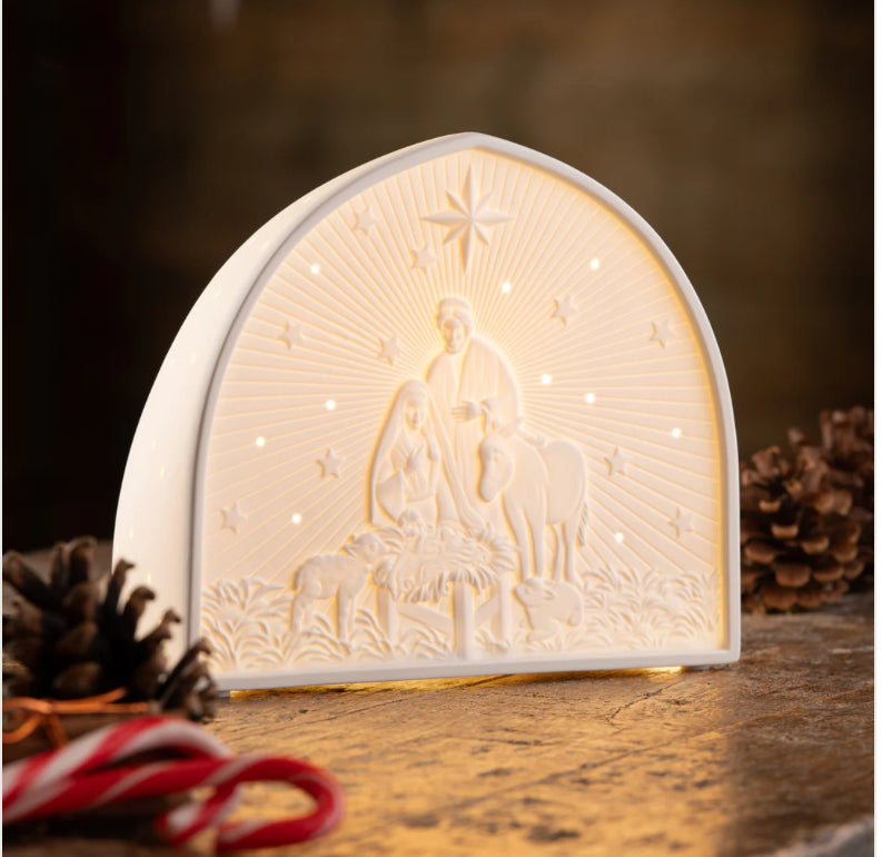 Belleek Living Nativity Luminaire