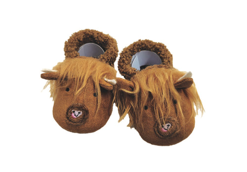 Ziggle highland cow slippers 12-18 months