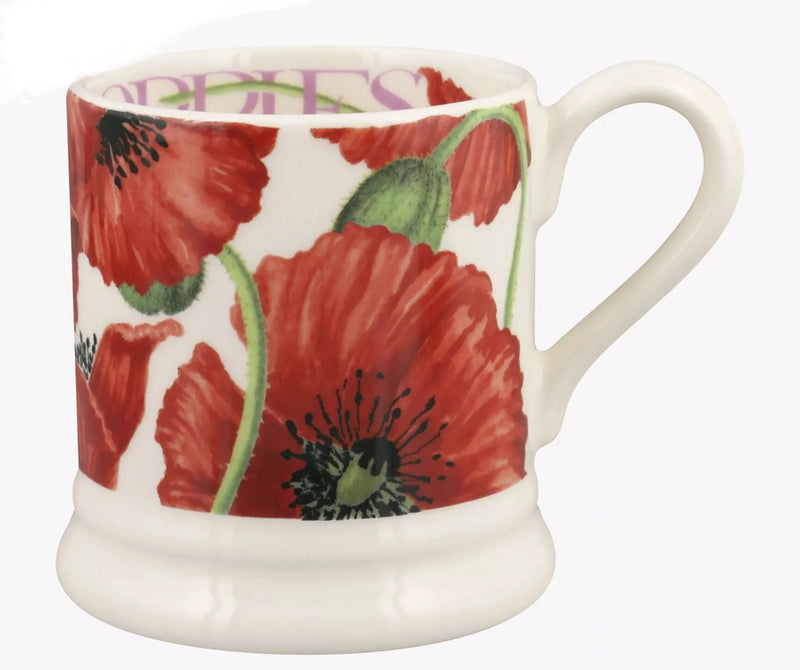 Emma Bridgewater Red Poppy 1/2 Pint Mug