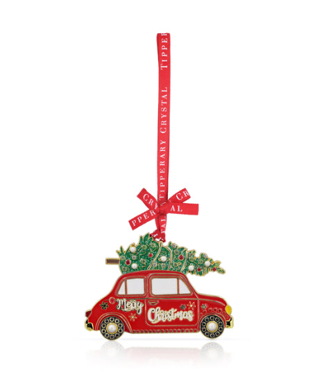 Tipperary Crystal Sparkle Car with Tree Decoration
