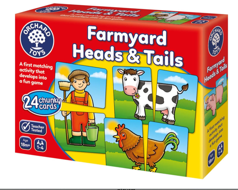 ORCHARD TOYS FARMYARD HEADS & TAILS