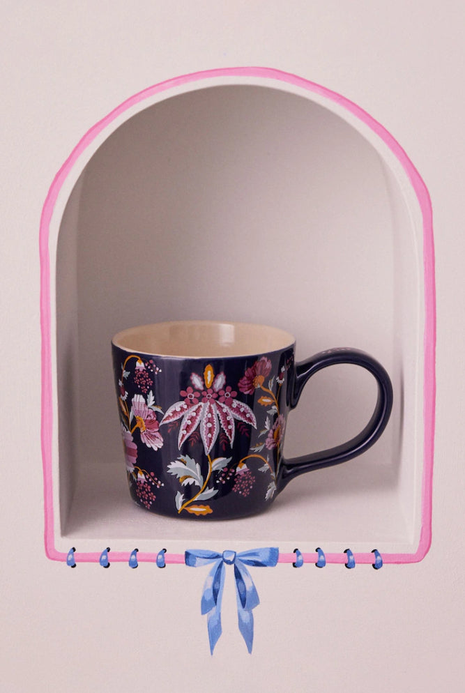 CATH KIDSTON FRIENDSHIP GARDENS NAVY DOLLY MUG