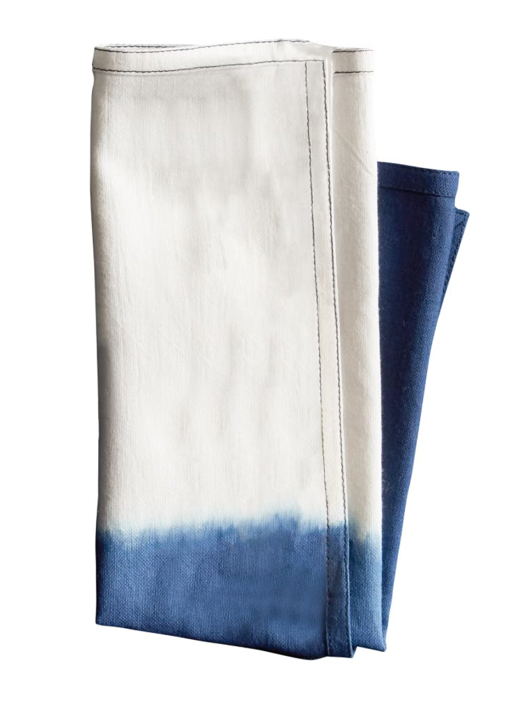 Denby Blue Ombre Set Of 4 Napkins