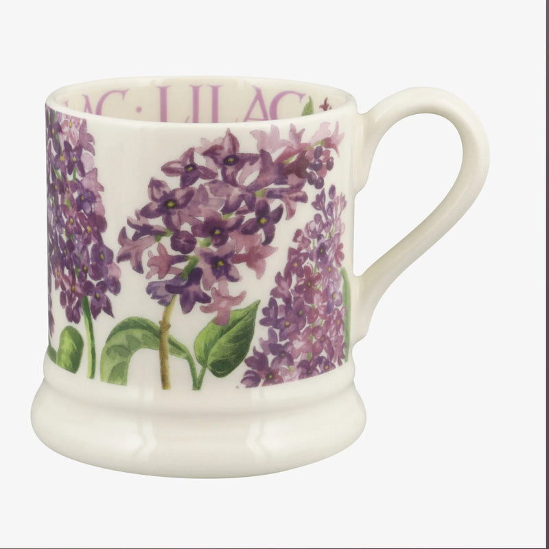 Emma Bridgewater Flowers lilac 1/2 pint mug