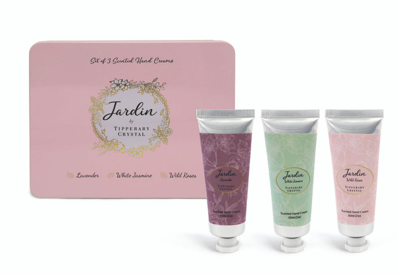 Tipperary Crystal Set of 3 Luxury Handcreams