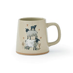 Cooksmart HIGHLAND SHEEP - REVERSE CONICAL MUG BEIGE