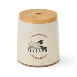 Cooksmart HIGHLAND SHEEP - CERAMIC CANISTER CREAM