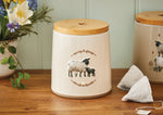 Cooksmart HIGHLAND SHEEP - CERAMIC CANISTER CREAM