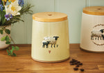 Cooksmart HIGHLAND SHEEP - CERAMIC CANISTER SAGE