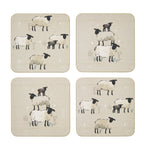 Cooksmart HIGHLAND SHEEP - SET OF 4 COASTERS