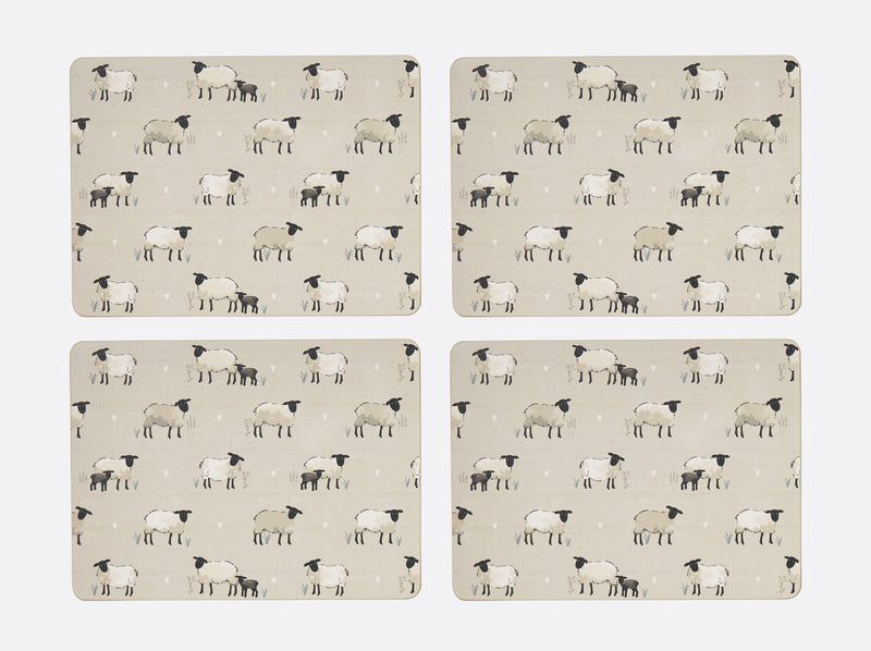 Cooksmart HIGHLAND SHEEP - SET OF 4 PLACEMATS