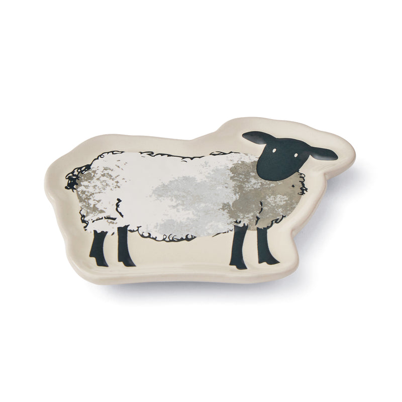 Cooksmart HIGHLAND SHEEP - CERAMIC TEABAG TIDY