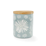 Cooksmart Homestead Ceramic Canister Grey-Blue