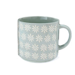 Cooksmart Homestead Stacking Mug Grey Blue