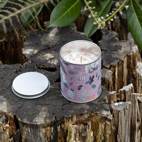 Irish Botanicals Wildflowers Wild Orchid and Comfrey Tin Candle