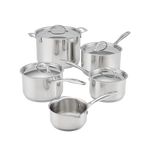 Stellar 7000 5 piece Saucepan set (solid lid)