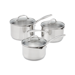 Stellar 7000 3 piece Draining Saucepan Set