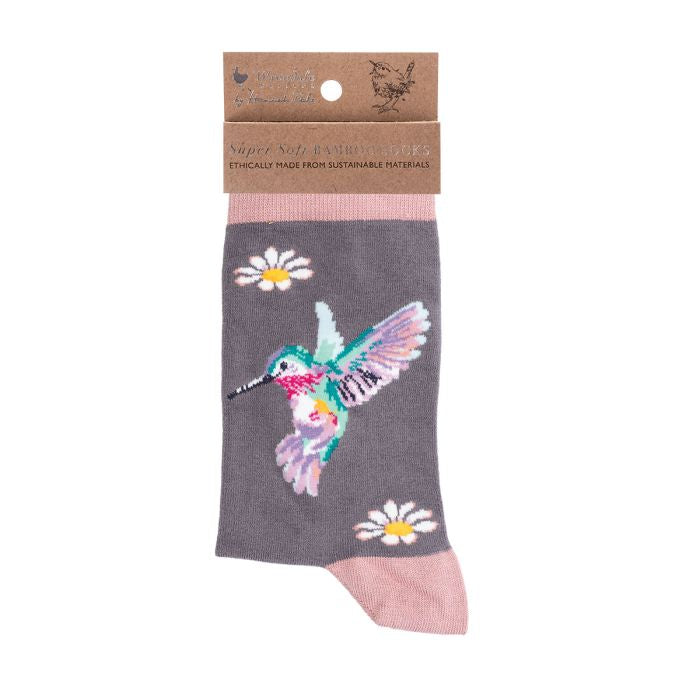 Wrendale Bird Sock - Wisteria Wishes