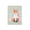 Wrendale A6 Fox Notebook - Contemplation